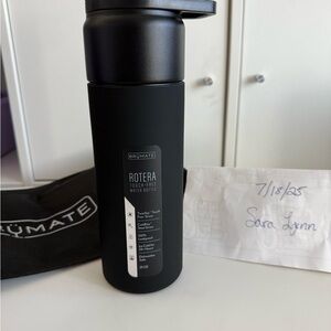 BrüMate Rotera Black Water Bottle